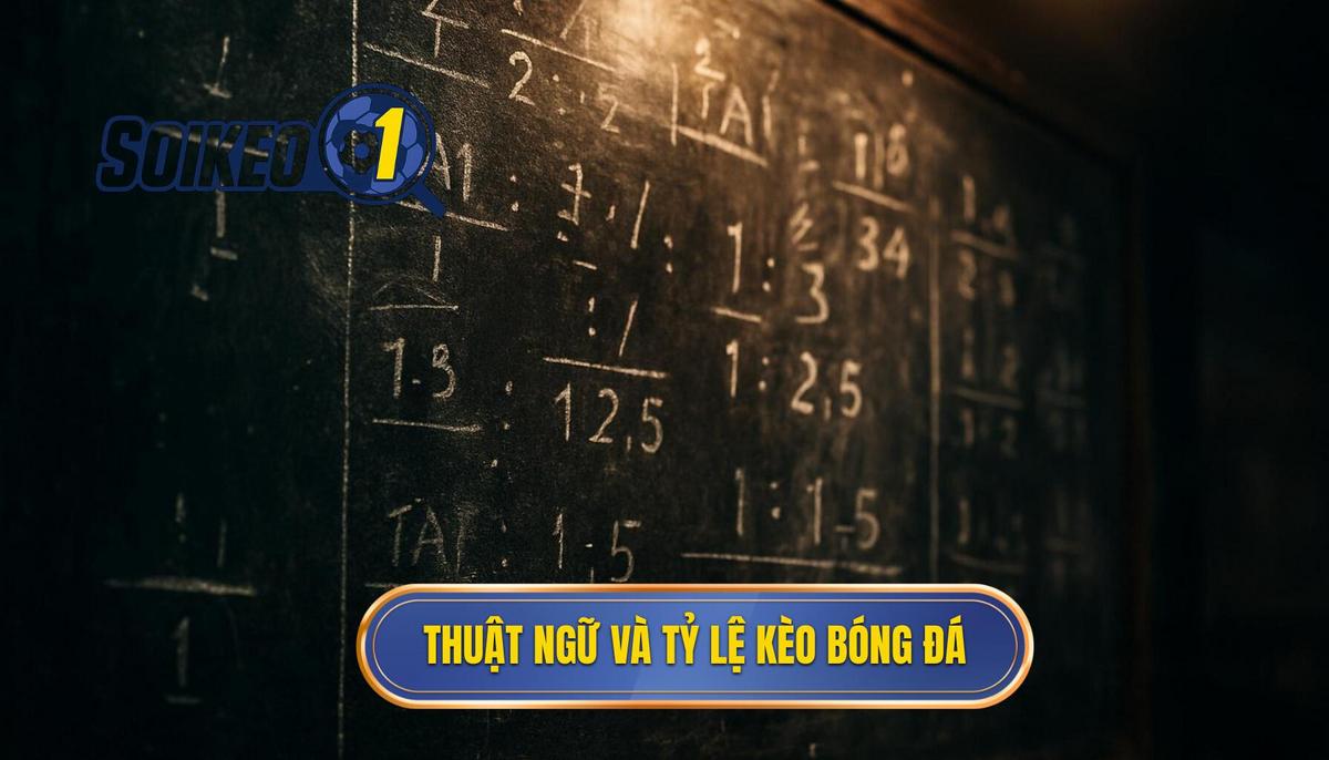 Bảng tổng hợp các thuật ngữ và tỷ lệ kèo bóng đá cho người mới