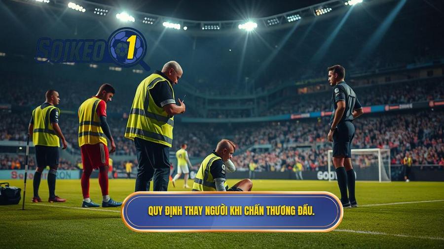 2. Quy định thay người khi chấn thương đầu.
