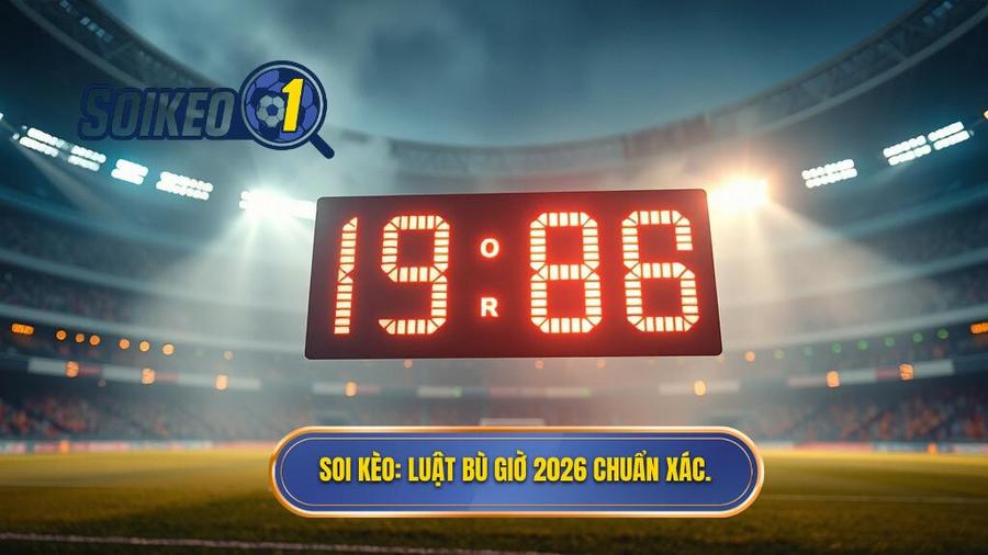 SOI KÈO_ Luật bù giờ 2026 chuẩn xác.