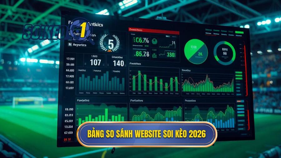 Bảng so sánh các Top website soi kèo bóng đá uy tín nhất 2026
