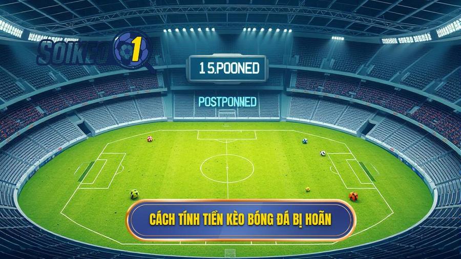 3. Chi tiết cách tính tiền khi kèo bóng đá bị hoãn cho từng loại kèo