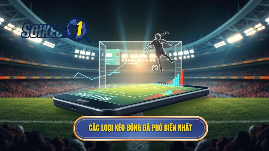Các loại kèo bóng đá trực tuyến phổ biến nhất hiện nay
