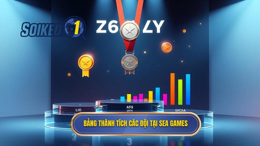Bảng thống kê thành tích các đội tuyển tại SEA Games